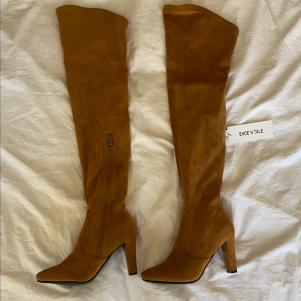 Women’s suede over the knee boots